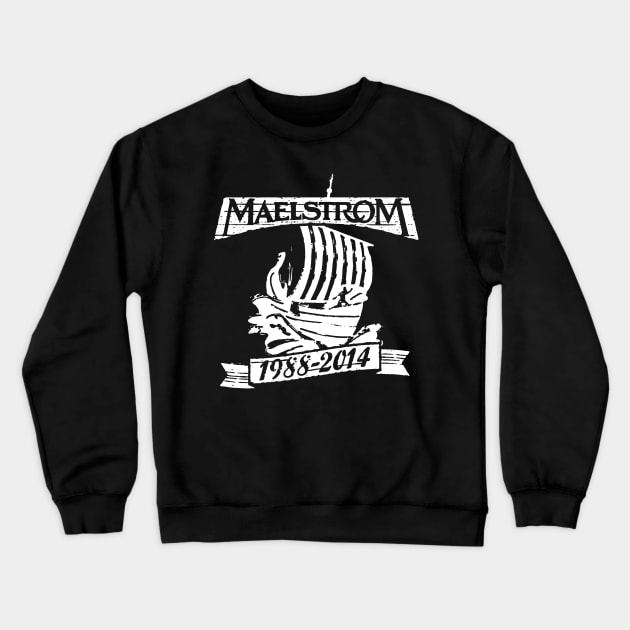 Maelstrom - white Crewneck Sweatshirt by Keniko